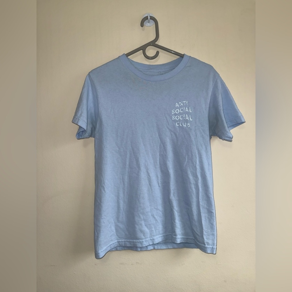 Anti Social Social Club Partly Cloudy Tee 'Blue' $80 Rare Size Small - Picture 3 of 10
